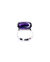 Anello Stocco Gioielli Donna in Oro bianco Ametista VIO - VIO